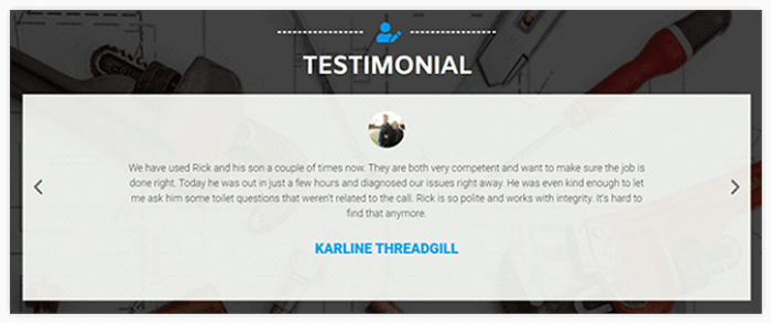 Client Testimonial Reviews