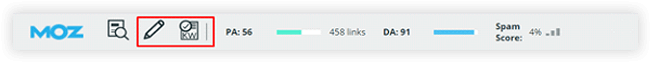 MozBar Extension