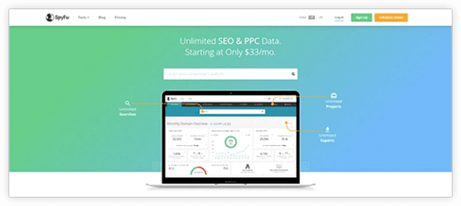 SpyFu - Best Keyword research Tool
