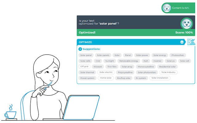 TextOptimizer Chrome extension