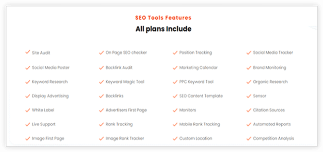 features of Geo Ranker local seo tool