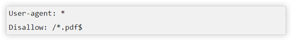robots.txt File settings