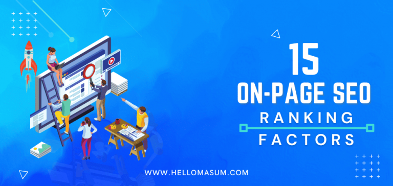 15 On-Page SEO Ranking Factors